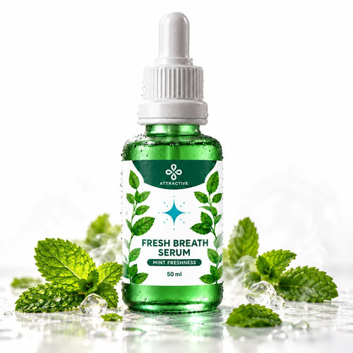 Fresh Breath Serum 50 ml بملصقه الكامل وخلاصة خضراء
