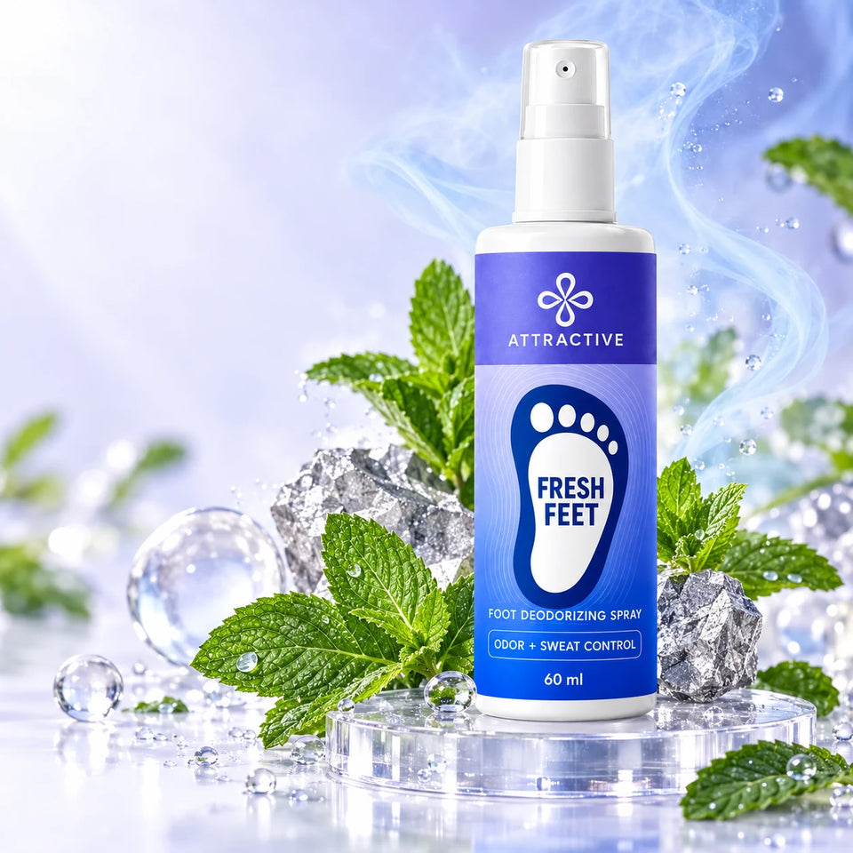 النعناع والزنك في تركيبة Fresh Feet