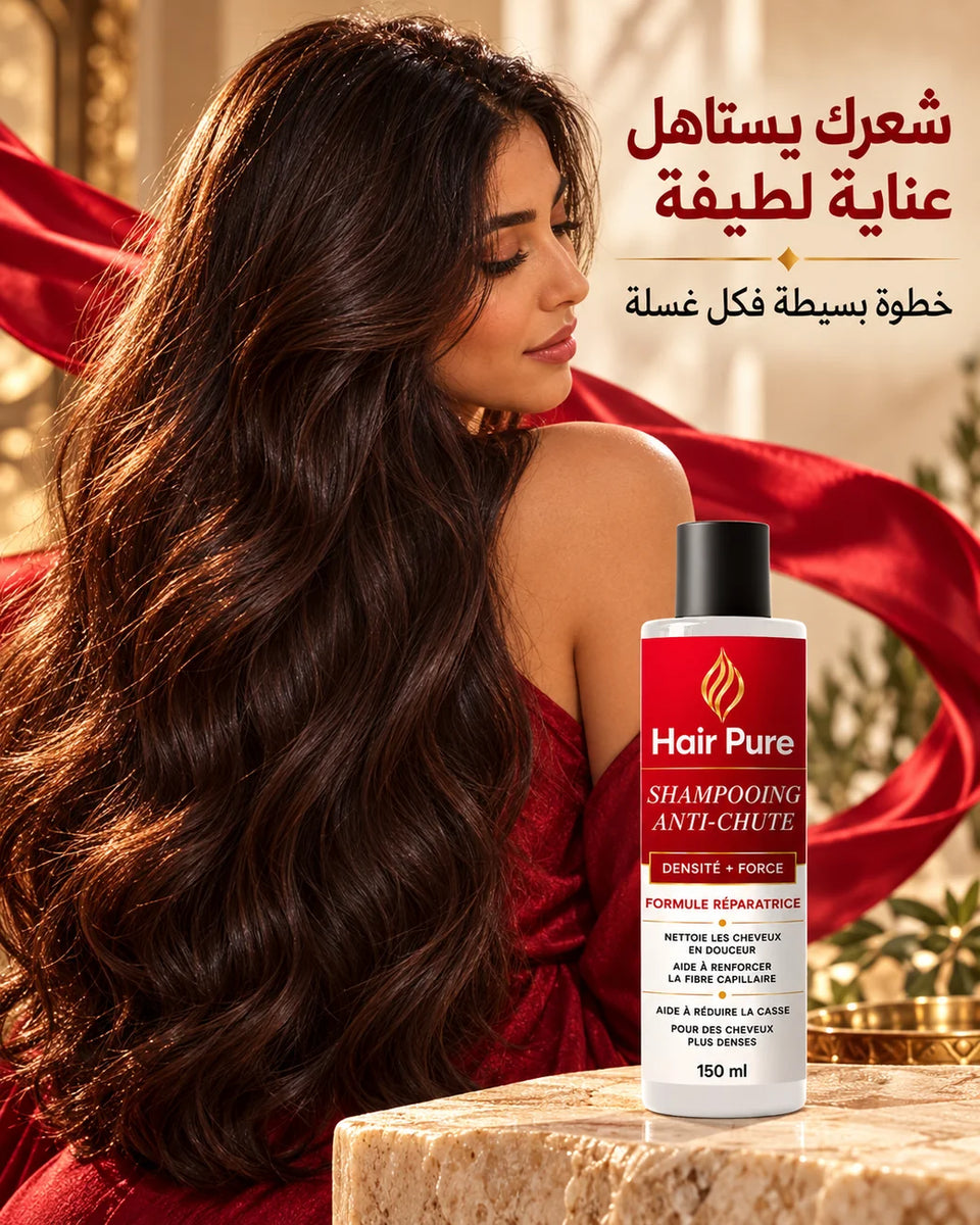 عناية لطيفة بشعر النساء مع Hair Pure